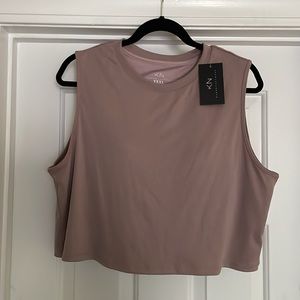 Lux Lounge Crop Brami - Dusty Mauve
